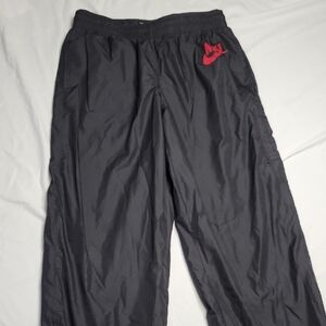 Nike Black Pants with Red Swoosh